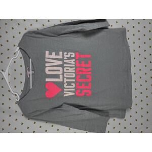 Victorias Secret LOVE Quarter Sleeve Logo Tee Shirt SMALL